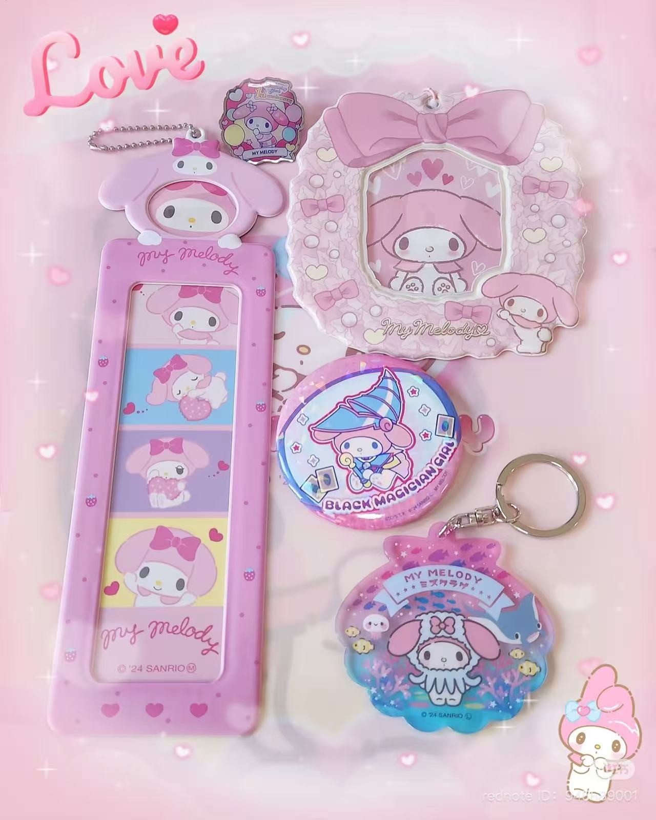 SANRIO | Secret 4 Cuts Photo Holder Four Frame Holder Random 2nd ver.