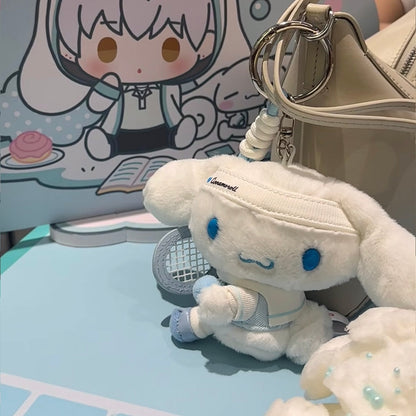 SANRIO CHN | Cinnamoroll Mascot Holder Bag Charm Plush Keychain (Tennis)