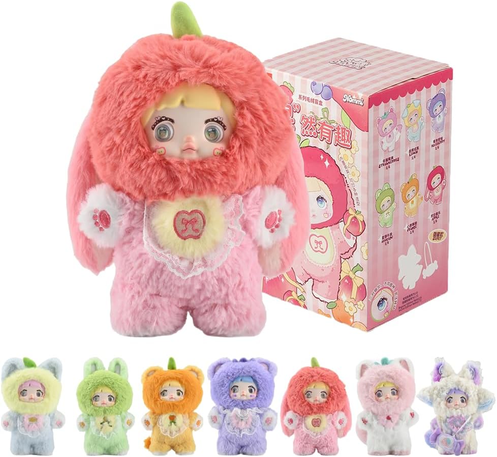 Nommi | Interesting Fruits Series Plush Keychain Blind Box (Order 6 for complete Box)
