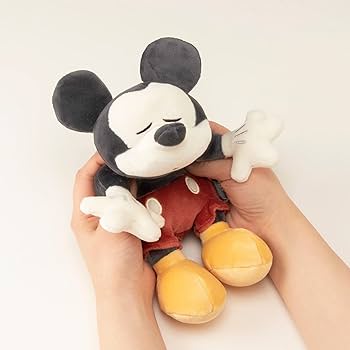 DISNEY x LIV HEART | Mochi Hug Mickey Mouse Plush Toy W9.5xD27xH8.5