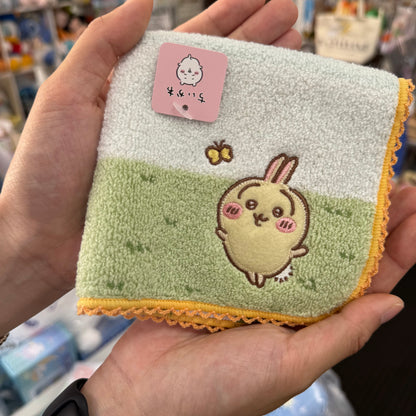 CHIIKAWA | Towel Handkerchief Cotton 100% H250×W250mm (Gentle Breeze)