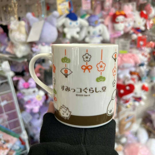 San - X | Summiko Gurashi Mug Limited 角落生物 京都限定 陶瓷马克杯 白色趴趴