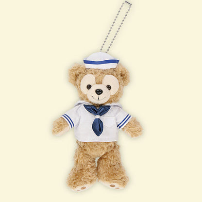 Disney | Duffy Mascot Plush Keychain Badge Approx.15Cm 东京迪士尼 达菲 海军服基础款玩偶挂件/包挂/背后有别针