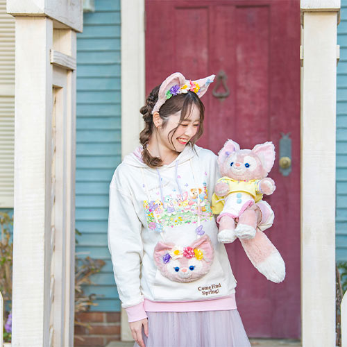 Disney | Plush Shoulder Bag Linabell 19×20Cm (Come Find Spring!) 东京迪士尼