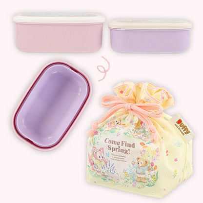 Disney | Drawstring Pouch & Lunch Box Set Of 3 (Come Find Spring!) 东京迪士尼 抽绳束口袋 + 饭盒两个套装 共三件（春日系列）
