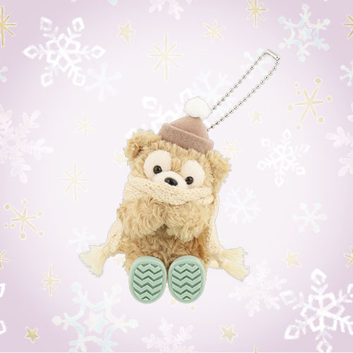 Disney | Tokyodisneysea Duffy And Friends Sitting Scarf Mascot Holder Plush Keychain (Dancing Snow