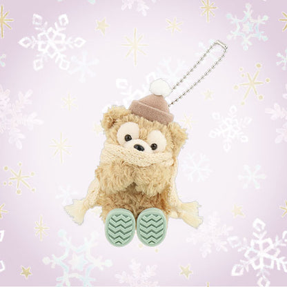 Disney | Tokyodisneysea Duffy And Friends Sitting Scarf Mascot Holder Plush Keychain (Dancing Snow