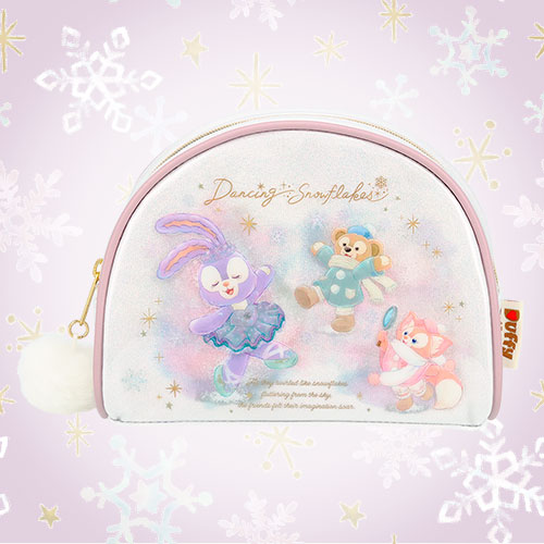 Disney | Tokyodisneysea Duffy And Friends Pouch (Dancing Snow Flakes)