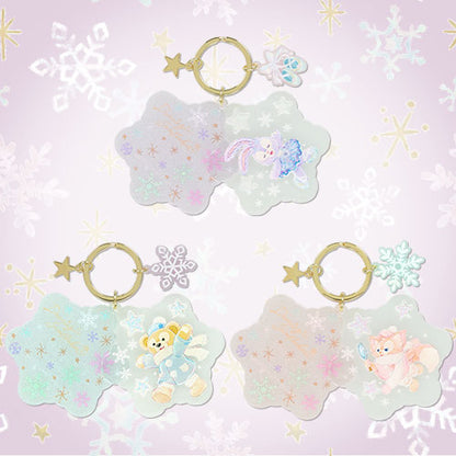 Disney | Tokyodisneysea Duffy And Friends Keychain Set (Dancing Snow Flakes)
