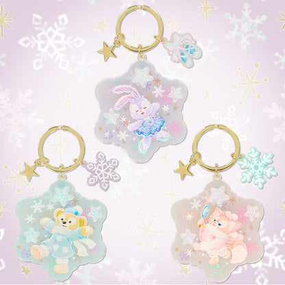 Disney | Tokyodisneysea Duffy And Friends Keychain Set (Dancing Snow Flakes)