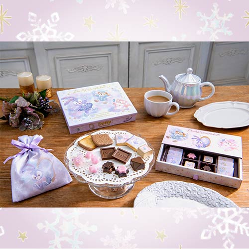 【Best Before 2025.5.9】Disney | Tokyodisneysea Duffy And Friends Pouch & Candy Set (Dancing Snow