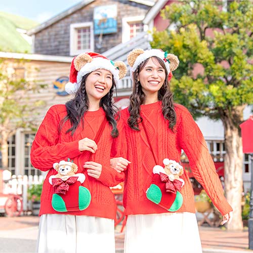 Disney | Tokyodisneysea Duffy And Friends Shoulder Bag Christmas (Dancing Snow Flakes)