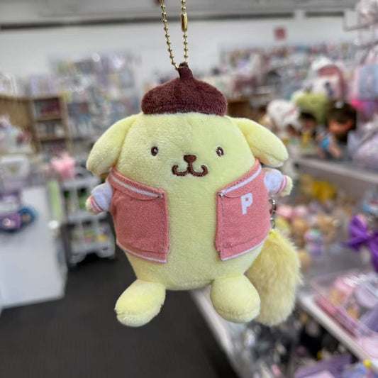 SANRIO | Pom Pom Purin Pompompurin Mascot Holder / Plush Keychain / Bag Charm (Pop up Store Limited)