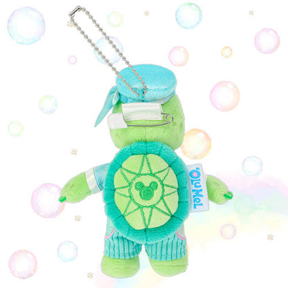 DISNEY | TokyoDisneySea Duffy and Friends OluMel Mascot Holder Plush Keychain with Badge (20th Anniversary - Colorful