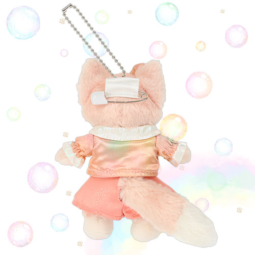 DISNEY | TokyoDisneySea Duffy and Friends LinaBell Mascot Holder Plush Keychain with Badge (20th Anniversary - Colorful