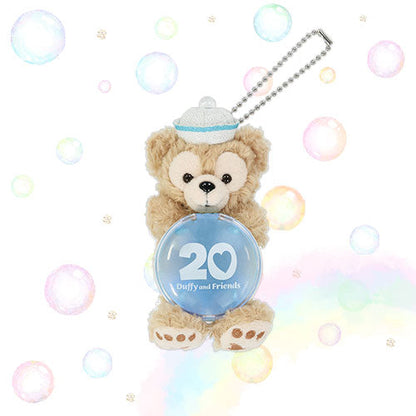 DISNEY | TokyoDisneySea Duffy and Friends Duffy Sitting Badge Holder Mascot Holder Plush Keychain (20th Anniversary)