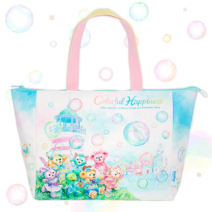 DISNEY | TokyoDisneySea Duffy and Friends Tote Bag with Display (20th Anniversary - Colorful Happiness)