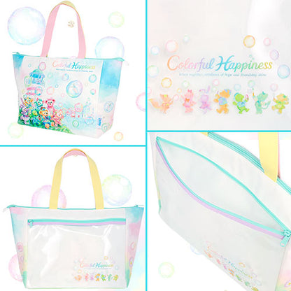 DISNEY | TokyoDisneySea Duffy and Friends Tote Bag with Display (20th Anniversary - Colorful Happiness)