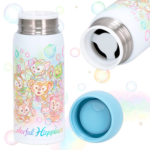 DISNEY | TokyoDisneySea Duffy and Friends Stainless Bottle 340ml (20th Anniversary - Colorful Happiness)
