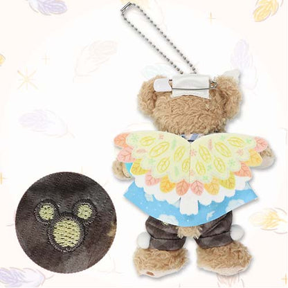 DISNEY | TokyoDisneySea Duffy and Friends Duffy Mascot Holder Plush Keychain with Badge (Wishing Wings)
