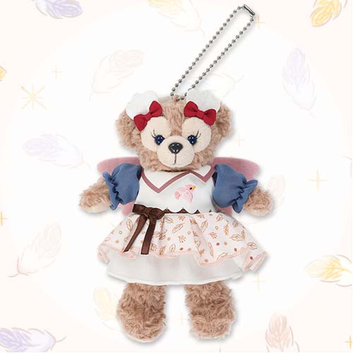 DISNEY | TokyoDisneySea Duffy and Friends ShellieMay Mascot Holder Plush Keychain with Badge (Wishing Wings)
