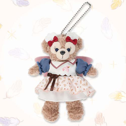 DISNEY | TokyoDisneySea Duffy and Friends ShellieMay Mascot Holder Plush Keychain with Badge (Wishing Wings)