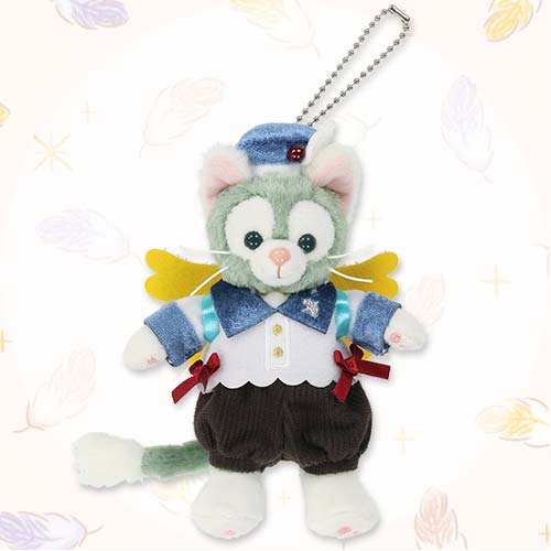 DISNEY | TokyoDisneySea Duffy and Friends GelaToni Mascot Holder Plush Keychain with Badge (Wishing Wings)