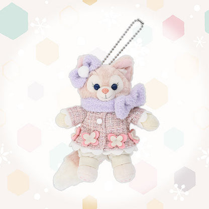 DISNEY | Tokyo Disney Sea LinaBell Mascot Holder Plush Keychain with Badge (Duffy and Friends Winter 2025)