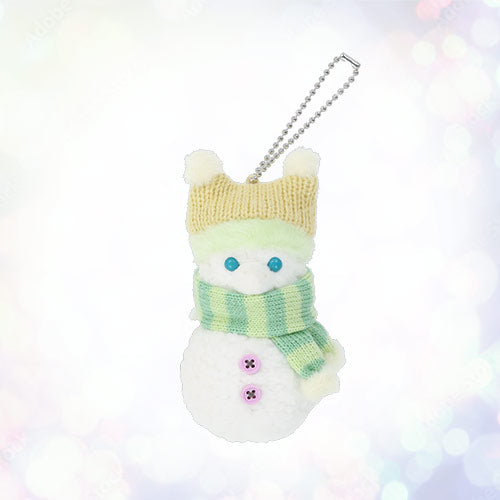 DISNEY | Tokyo Disney Sea OluMel Snowman Mascot Holder Plush Keychain (Duffy and Friends Winter 2025)