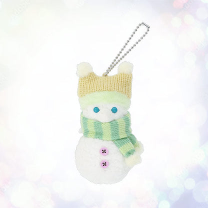 DISNEY | Tokyo Disney Sea OluMel Snowman Mascot Holder Plush Keychain (Duffy and Friends Winter 2025)