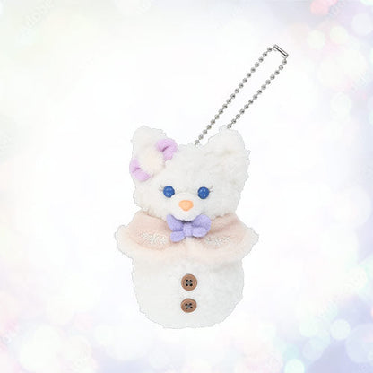 DISNEY | Tokyo Disney Sea LinaBell Snowman Mascot Holder Plush Keychain (Duffy and Friends Winter 2025)