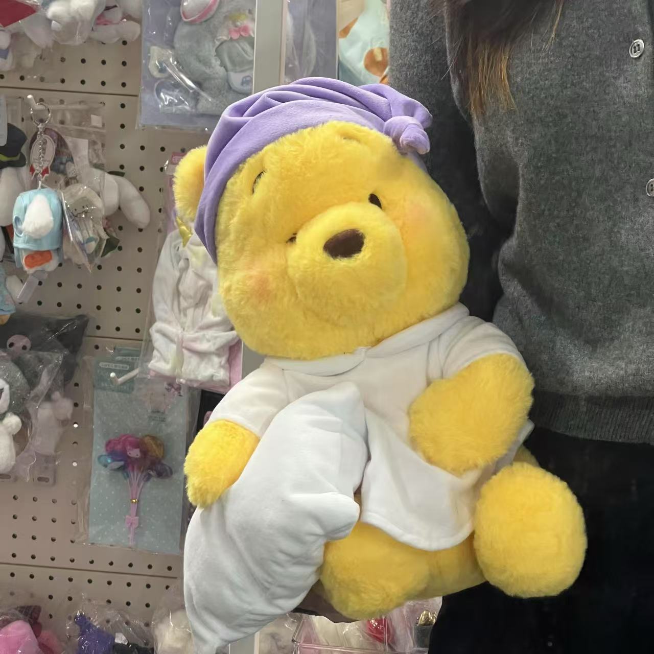 DISNEY | Winnie the Pooh Plush Toy H36×W25×D26cm (PAJAMA STYLE)
