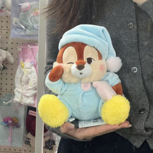 DISNEY | Chip Plush Toy H18×W16×D12cm (PAJAMA STYLE)