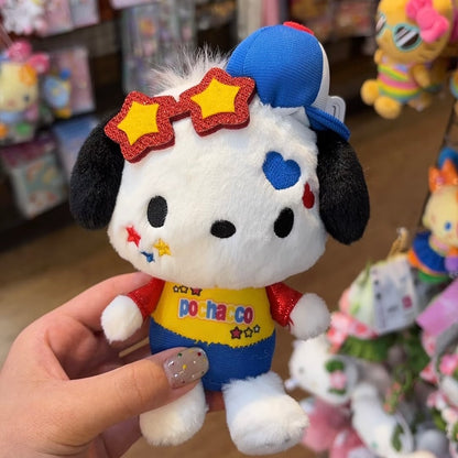 SANRIO | Pochacco Bag Charm Plush Keychain Mascot Holder 160×105×70mm (Y2K)