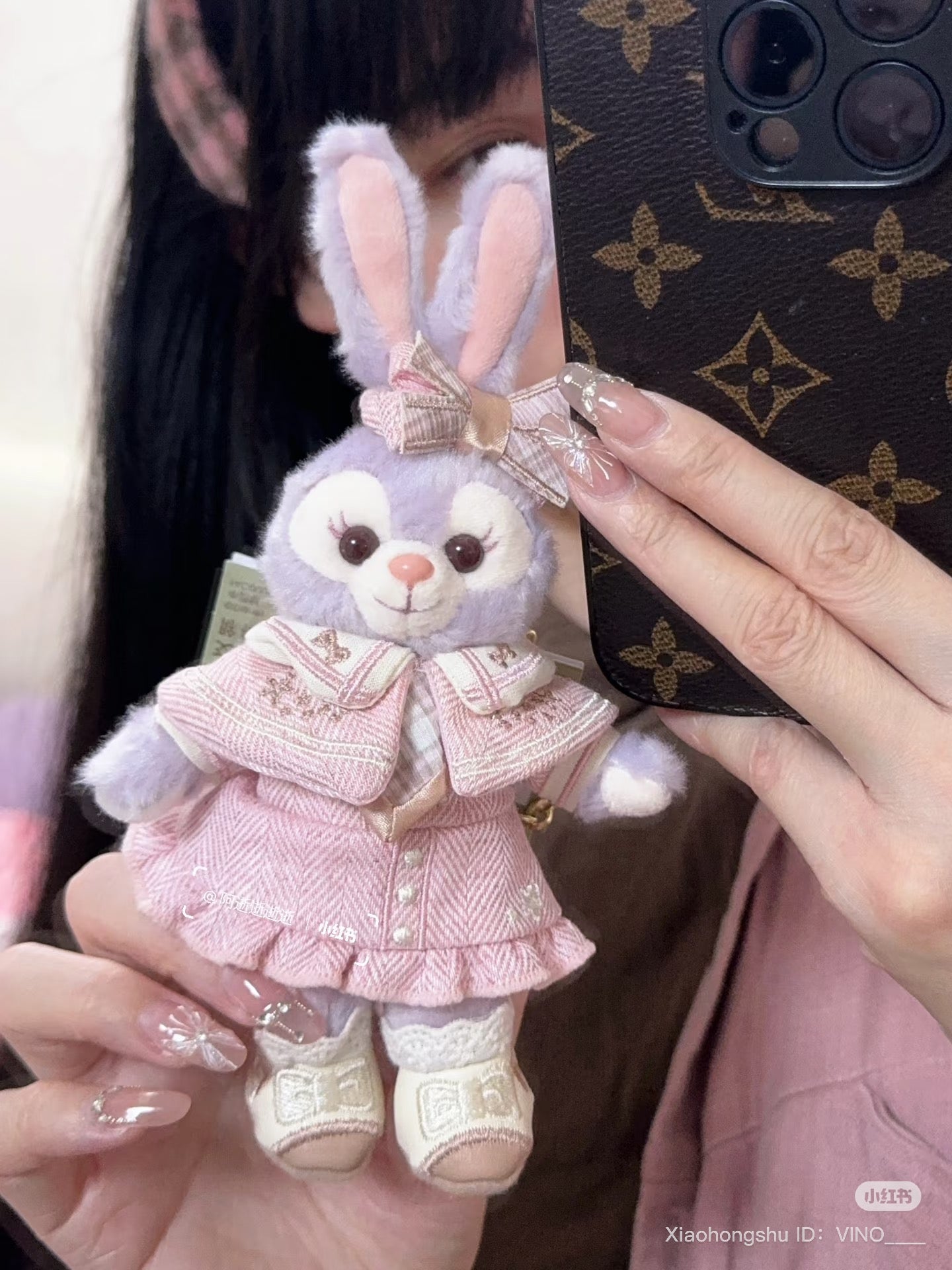 DISNEY | Shang Hai Disney StellaLou Mascot Holder Plush Keychain Bag Charm (Let’s Learn with Duffy and Friends)