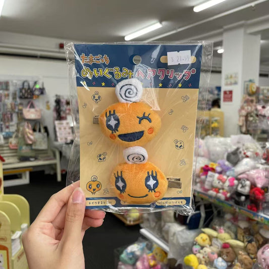 Tamagotchi | Plush Hair Clip 2 Types H62 x W60 x D30mm (Memetchi)