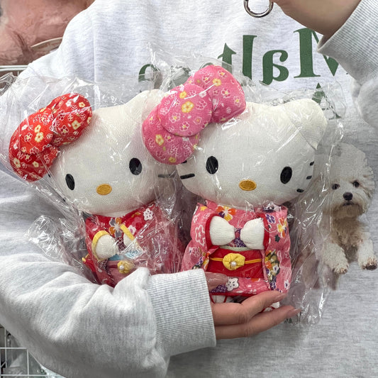 Sanrio | Hello Kitty Plush Doll (M) 日本三丽鸥 凯蒂猫 和服公仔/玩偶