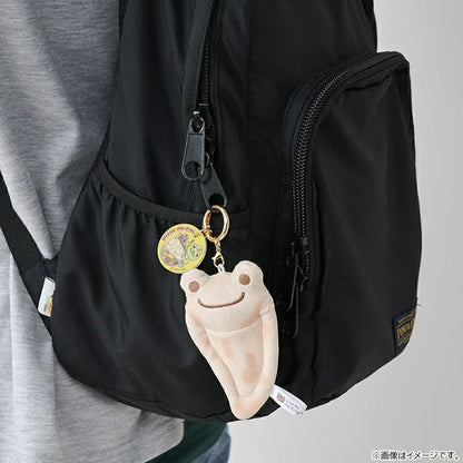 Pickles the Frog | Carabiner Plush Keychain Bag Charm 105×60×25mm (Naan Smile Curry House)