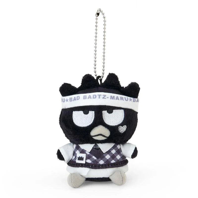SANRIO | Bad badtz-maru Mascot Holder Plush Keychain 5.0 x 7.9 x 13.5cm (Monotone)