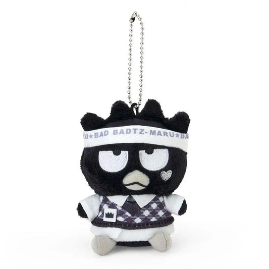 SANRIO | Bad badtz-maru Mascot Holder Plush Keychain 5.0 x 7.9 x 13.5cm (Monotone)