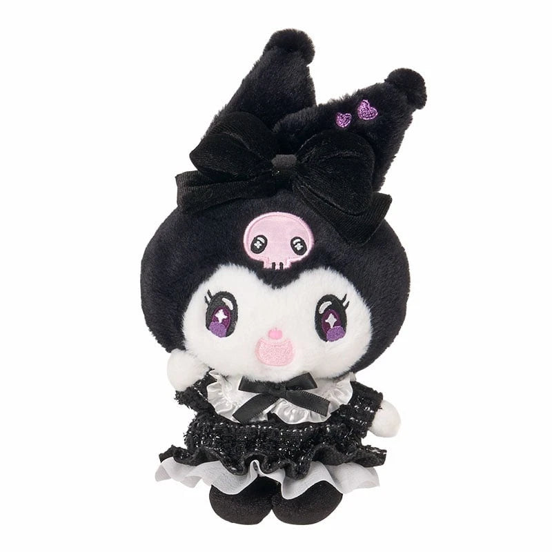SANRIO | Kuromi Mascot Holder Bag Charm Keychain Girly 200×100×80mm (All Black Kuromi Mode)