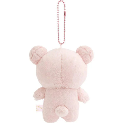 SAN-X | Rilakkuma Korilakkuma Plush Keychain Bag Charm 145×125×105mm (Sakura Cherry Blossom)