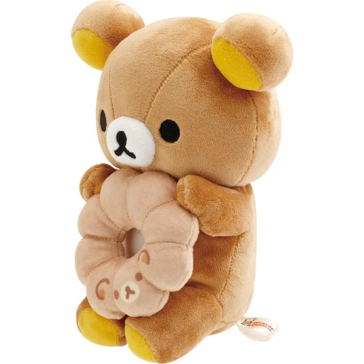 SAN-X | Rilakkuma Plush Toy Plush Doll S 120×120×110mm (Mister Donut Standing)