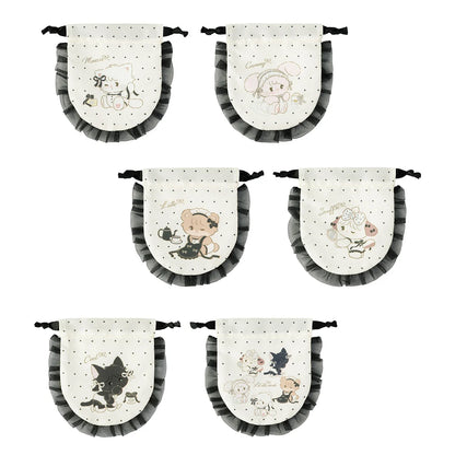 Lil ala mode x Mikko |  Trading Lace Mini Drawstring Pouch Blind Box 130x130mm (French♡Girly Series)