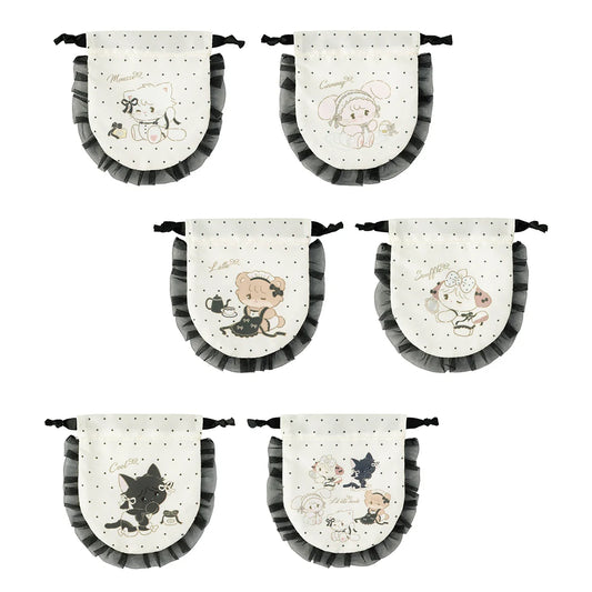 Lil ala mode x Mikko |  Trading Lace Mini Drawstring Pouch Blind Box 130x130mm (French♡Girly Series)