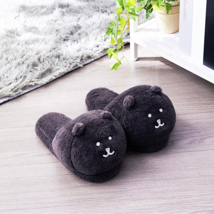Nagano Characters | Nagano Bear Slippers (Black)