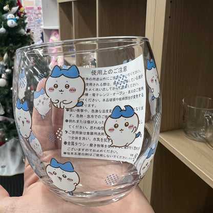 【Made In Japan】Chiikawa | Glass 73×H83Mm 吉伊卡哇 玻璃杯 Hachiware 八字喵/小八/小蓝