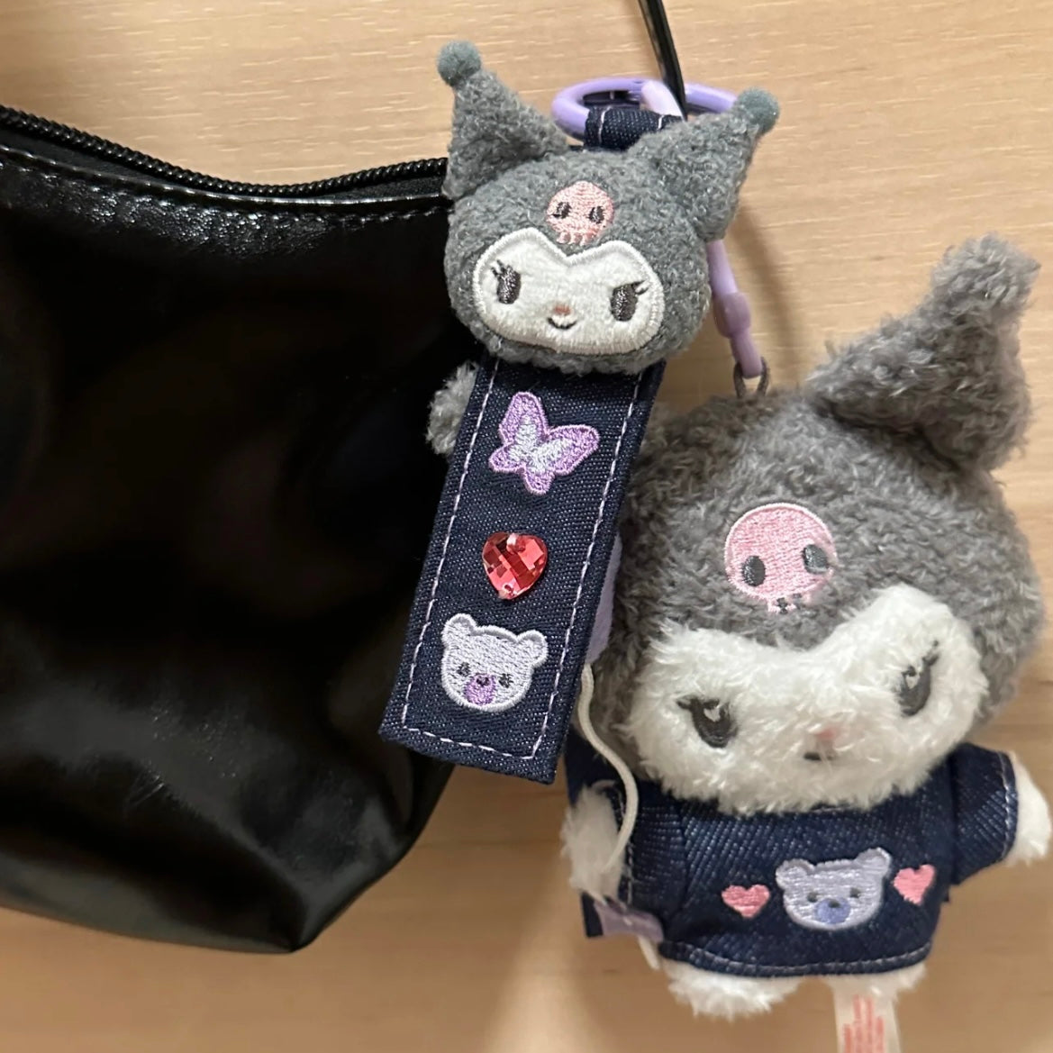Sanrio | Tag Key Holder 6×1.5×10Cm (Denim Patch)