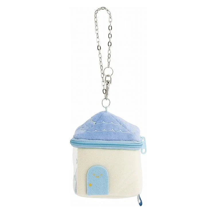 SAN-X | Sumikko Gurashi mini Tenori Plush Doll Outing Pouch 100×85×85mm (Honey Forest Christmas)