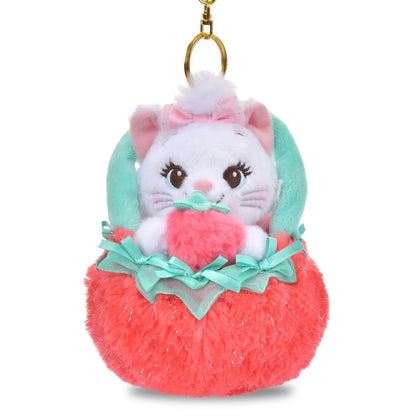 DISNEY | TokyoDisneyStore The Aristocats Marie Cat Plush Keychain Bag Charm 160×115×11mm (Cherries GLOSSY FRUITS)